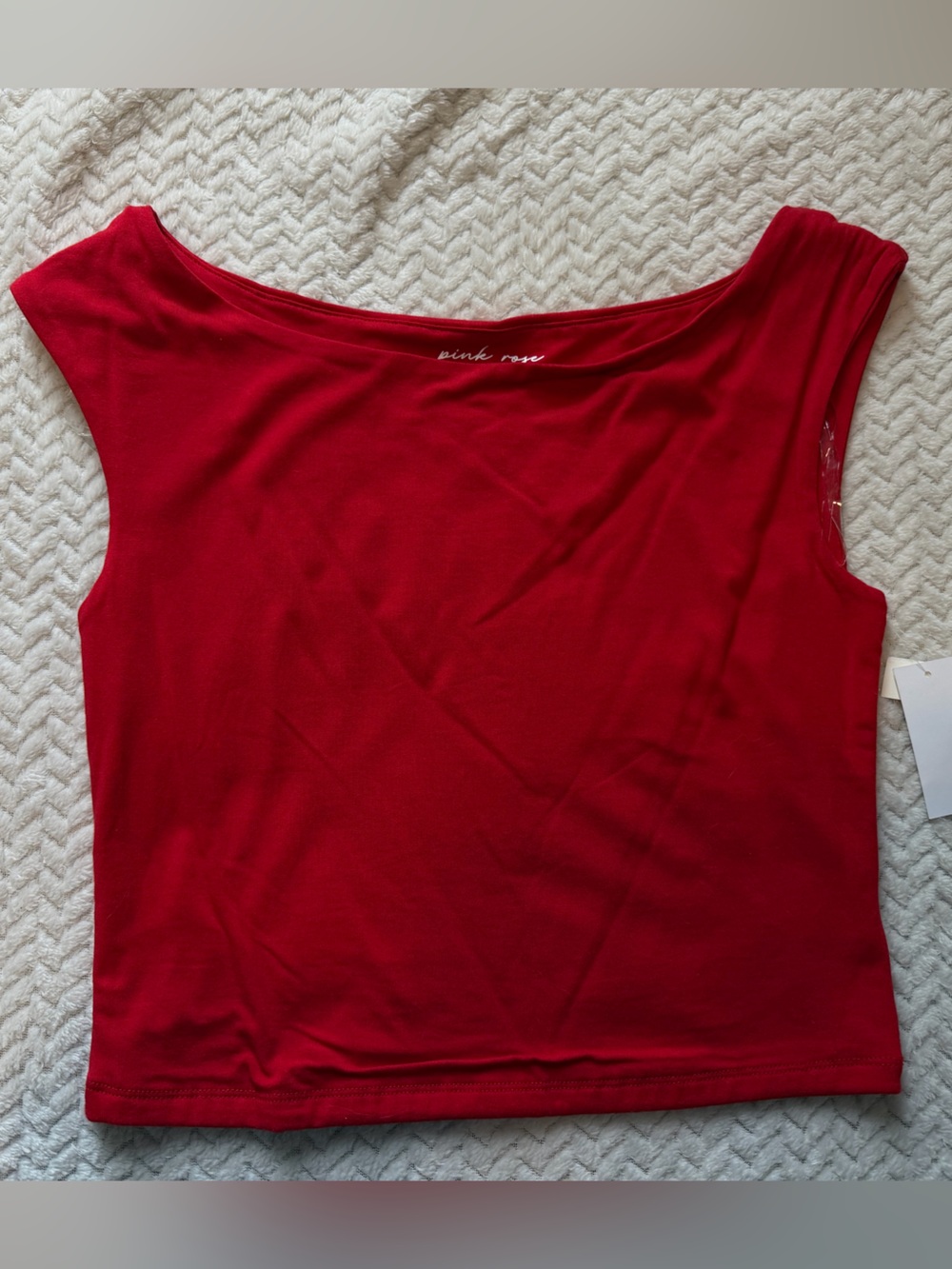Pink Rose Red Top